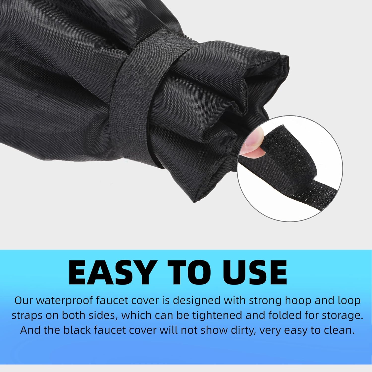 Detalle 1 de 3PCS Large Outside Tap Cover with Reflective Strip 20x15cm