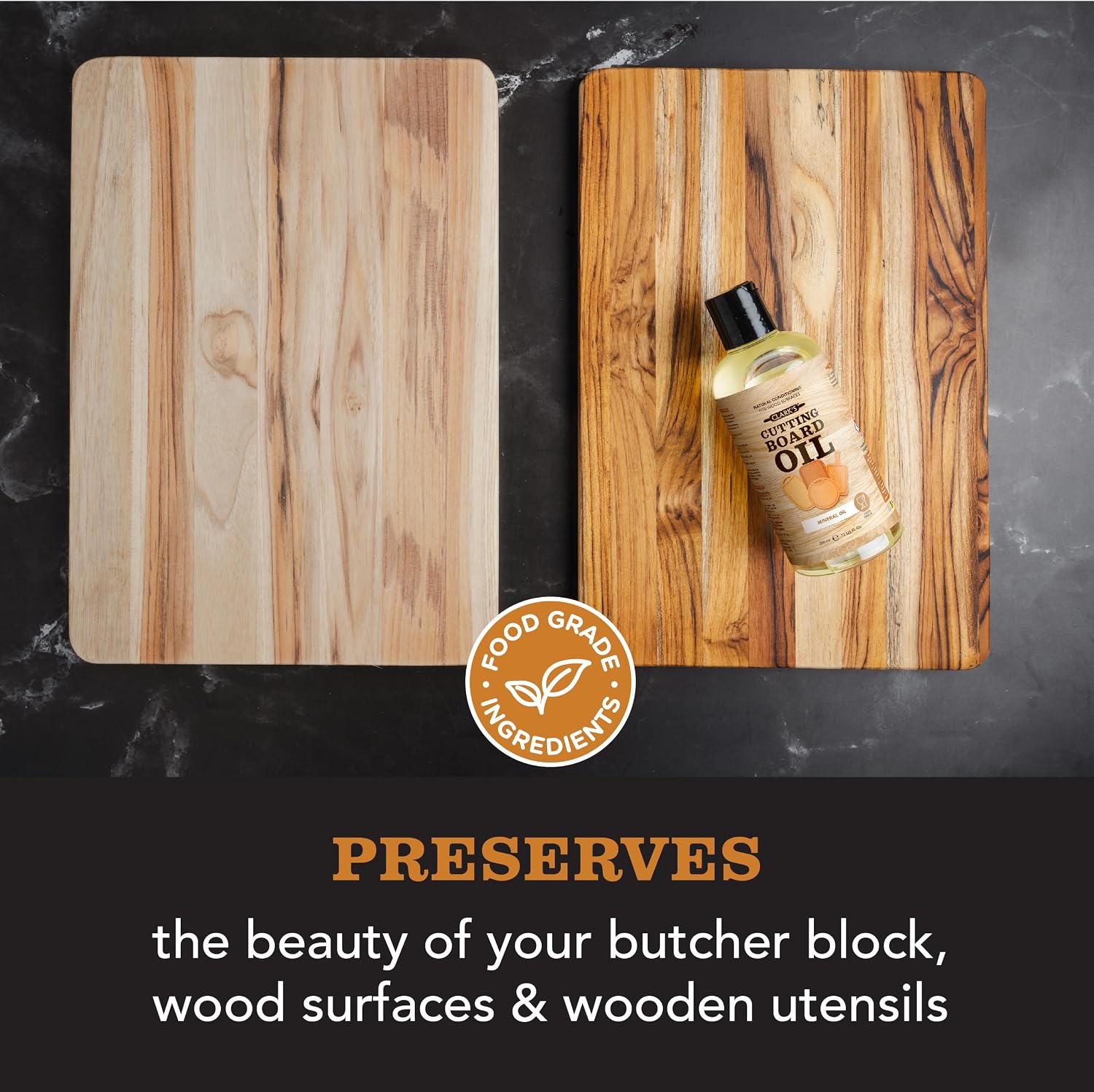 Thumbnail 1 de Clark's Mineral Oil - 12 oz Food Grade Cutting Board Oil