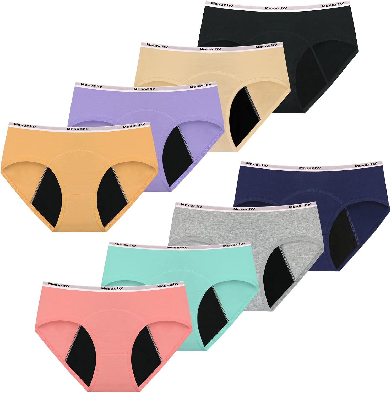 Detalle 2 de Mesachy Teens Period Underwear for Girls
