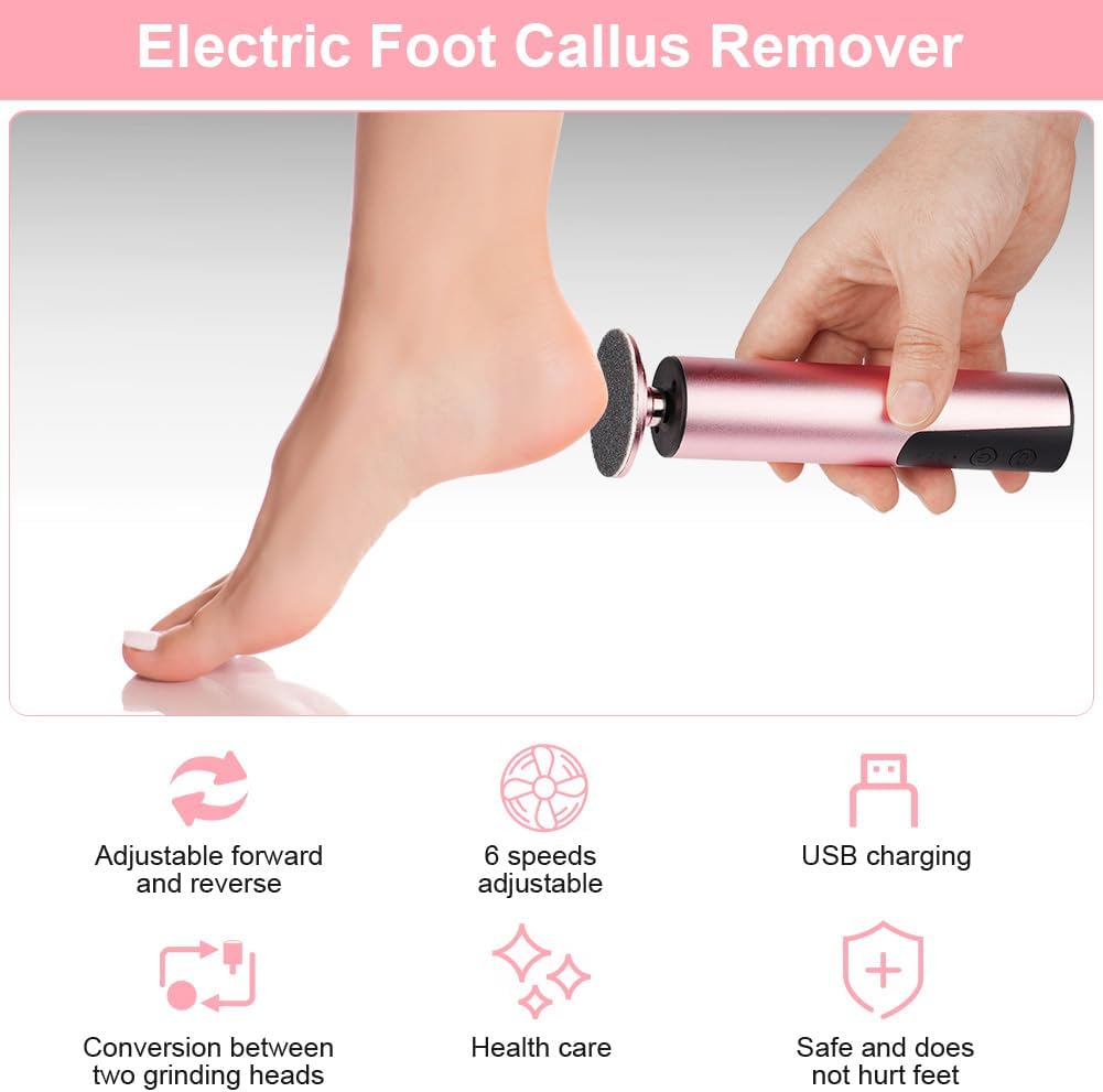 Detalle de ACWOO Electric Foot File 6‑Speed