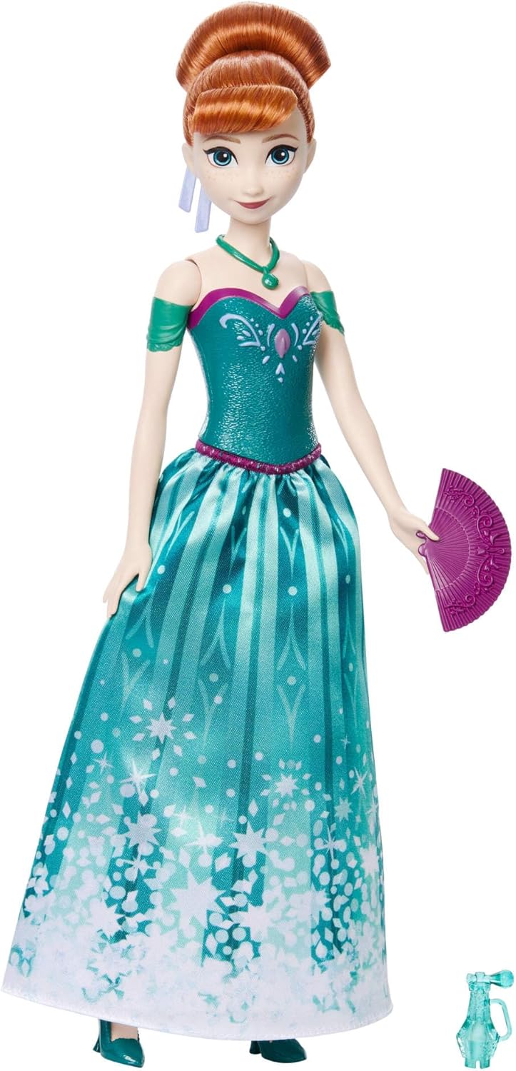 Thumbnail 3 de Mattel Disney Die Eiskönigin Anna Spin & Reveal Modepuppen-Set (11 Überraschungen) – JBG60