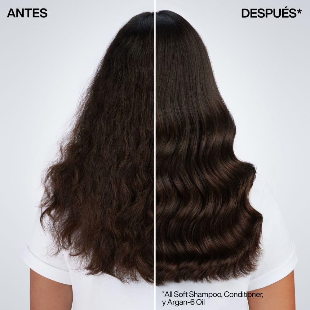 Detalle de Redken All Soft Argan-6 Oil leave-in treatment for dry, coarse or damaged hair
