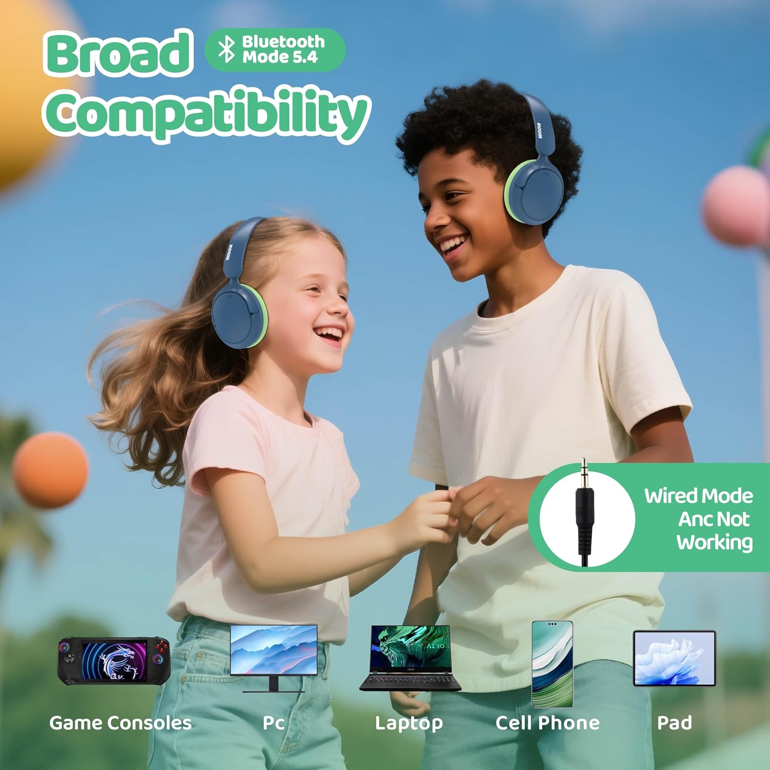 Thumbnail 6 de MIDOLA Active Noise Cancelling Kids Headphones