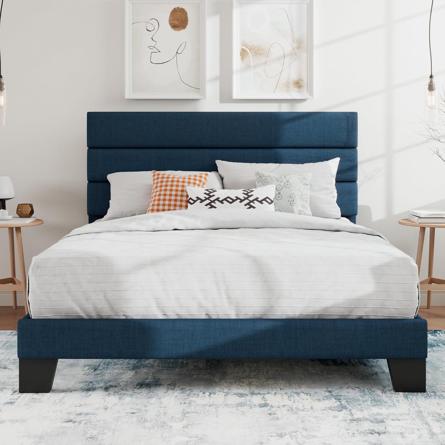 Detalle de SHA CERLIN Full Platform Bed Frame