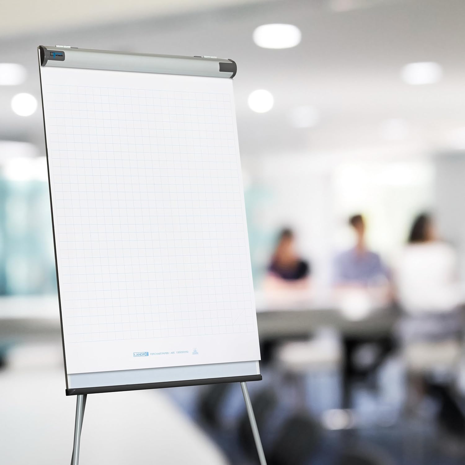 Thumbnail 4 de Landré Flipchartpapier 20 Blatt kariert 📋