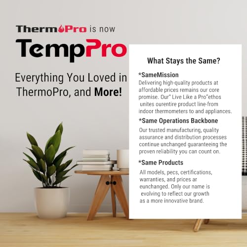 Thumbnail 7 de TempPro TP49 Small Digital Hygrometer: Compact Indoor Thermometer with Comfort Indicators