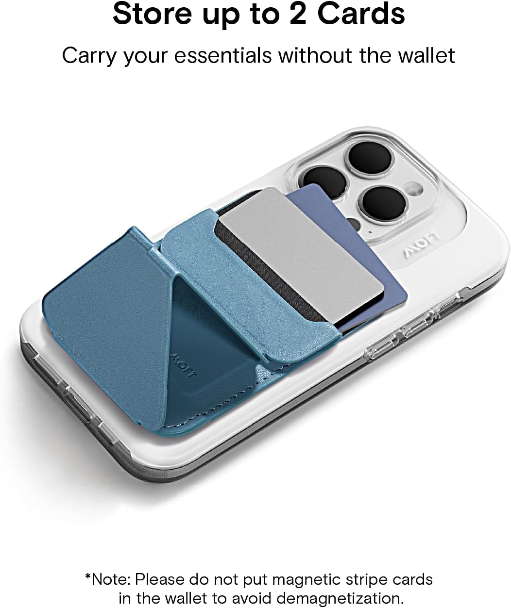 Detalle 2 de MOFT Soporte Magnético y Tarjetero para iPhone