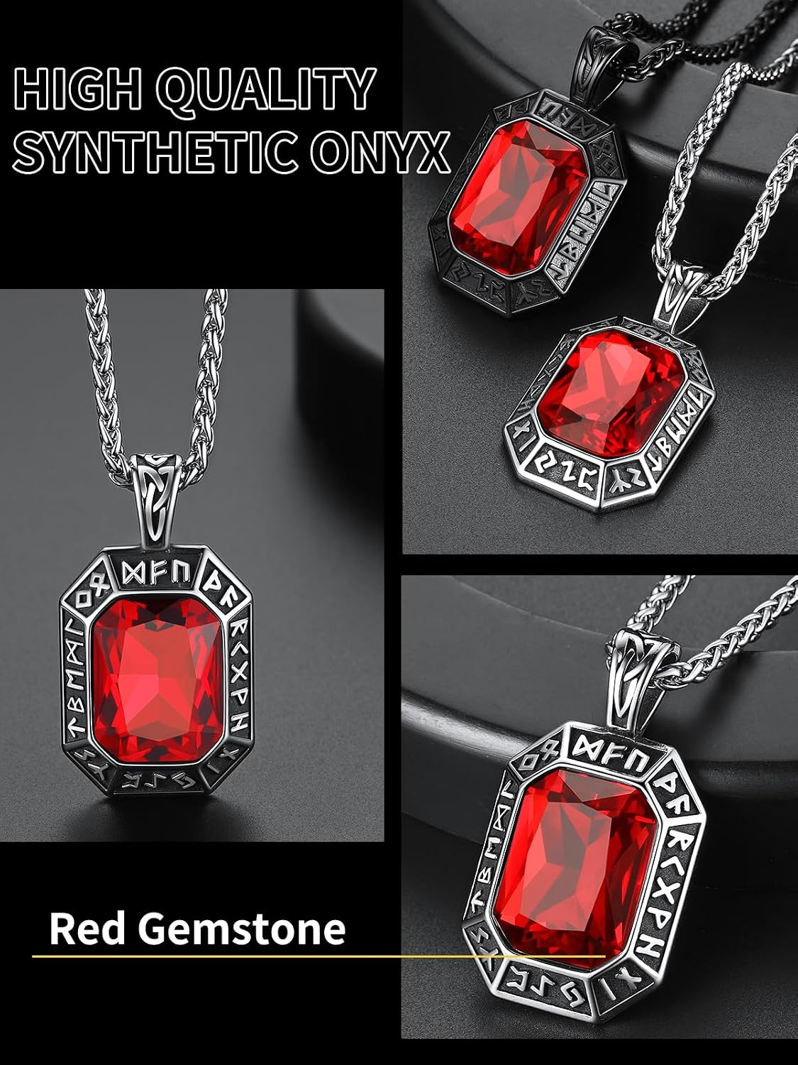 Detalle de ChainsHouse Collier Rune 55 cm