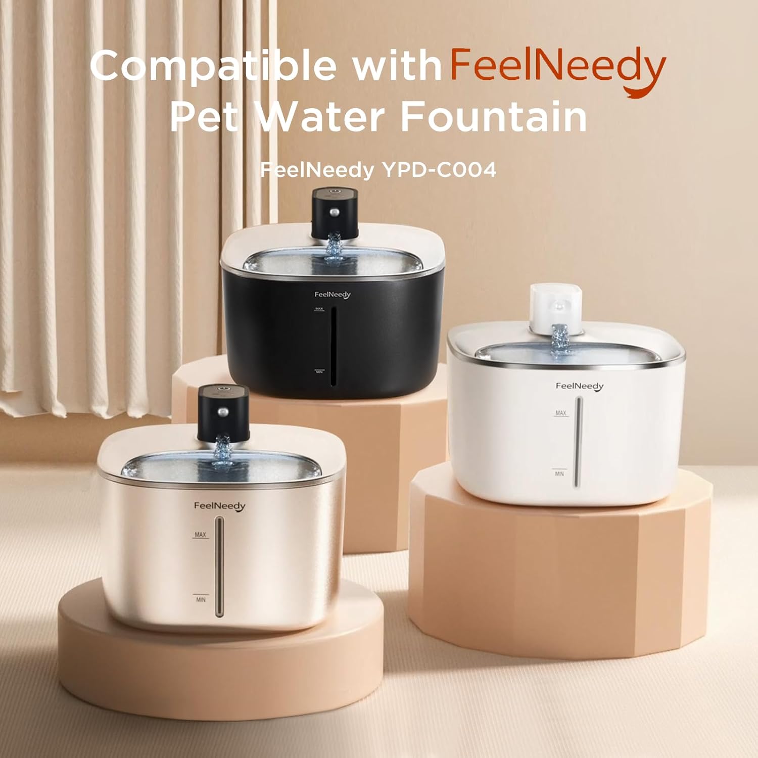 Thumbnail 1 de FEELNEEDY 4L Ersatzfilter 6 Stück YPD-C004P/S