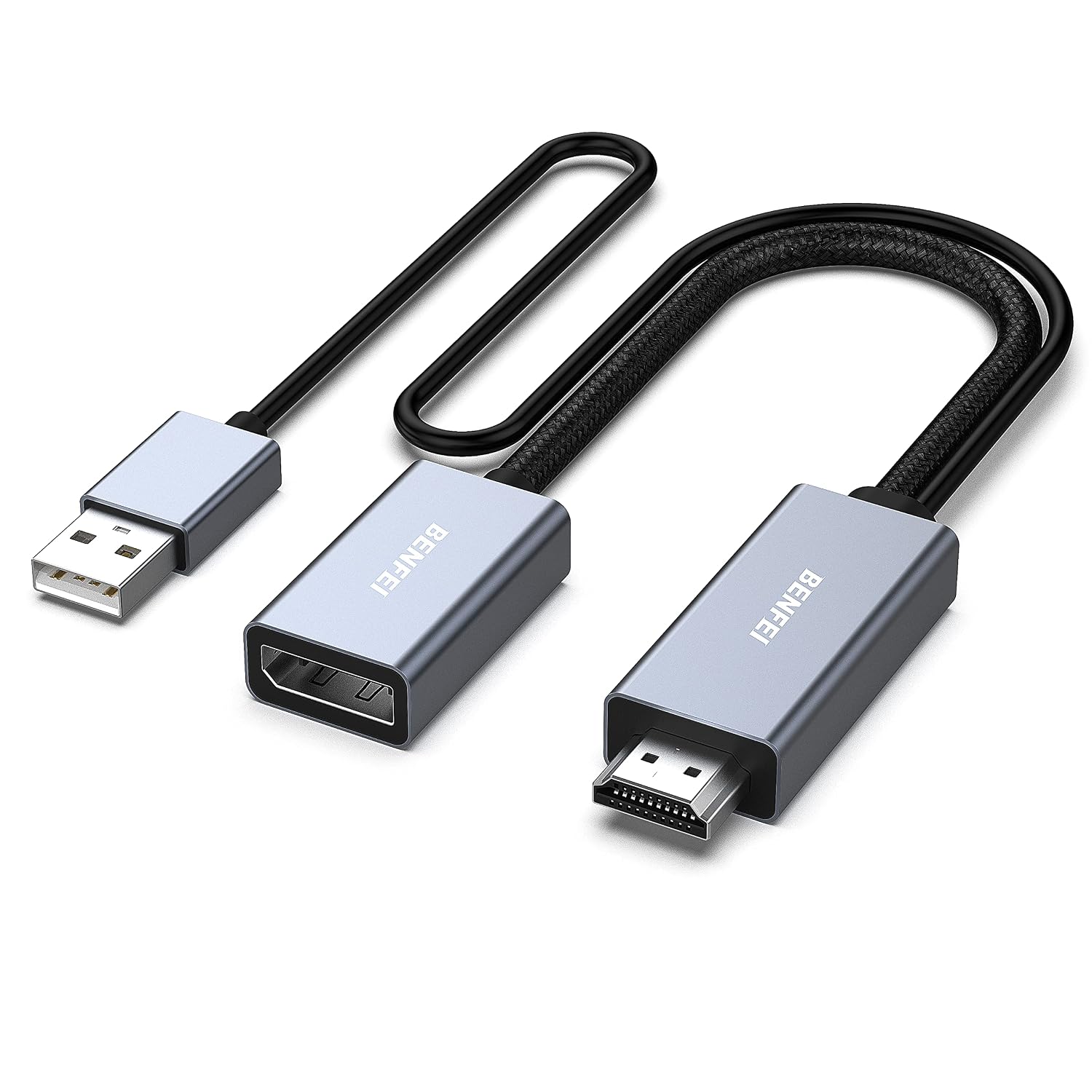 Detalle de BENFEI HDMI auf DisplayPort Adapter 4K@60Hz