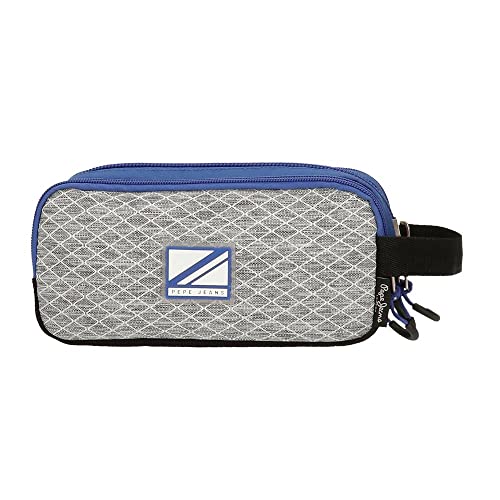 Thumbnail 2 de Pepe Jeans Darren Estuche Triple Azul 22x10x9 cm 🎒