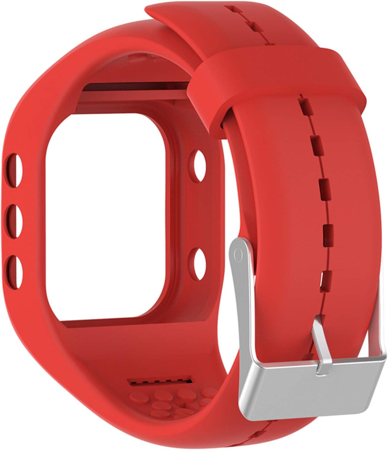 Detalle 2 de Huwokxix Silicone Watch Strap for Polar A300 – Adjustable, Breathable Replacement Band