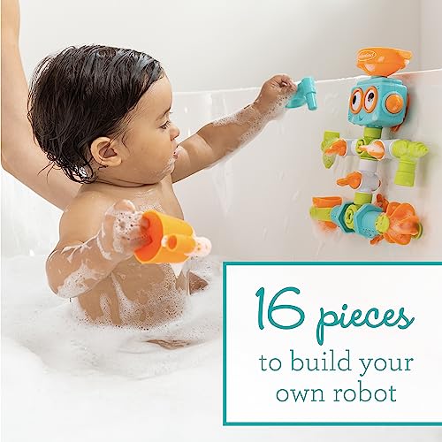 Detalle de Infantino Sensory Plug & Play 16 piezas juguete baño 👶