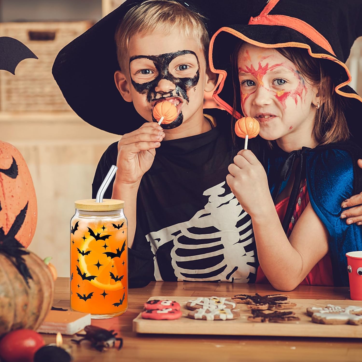 Thumbnail 3 de Halloween Becher 500 ml Trinkglas 🎃