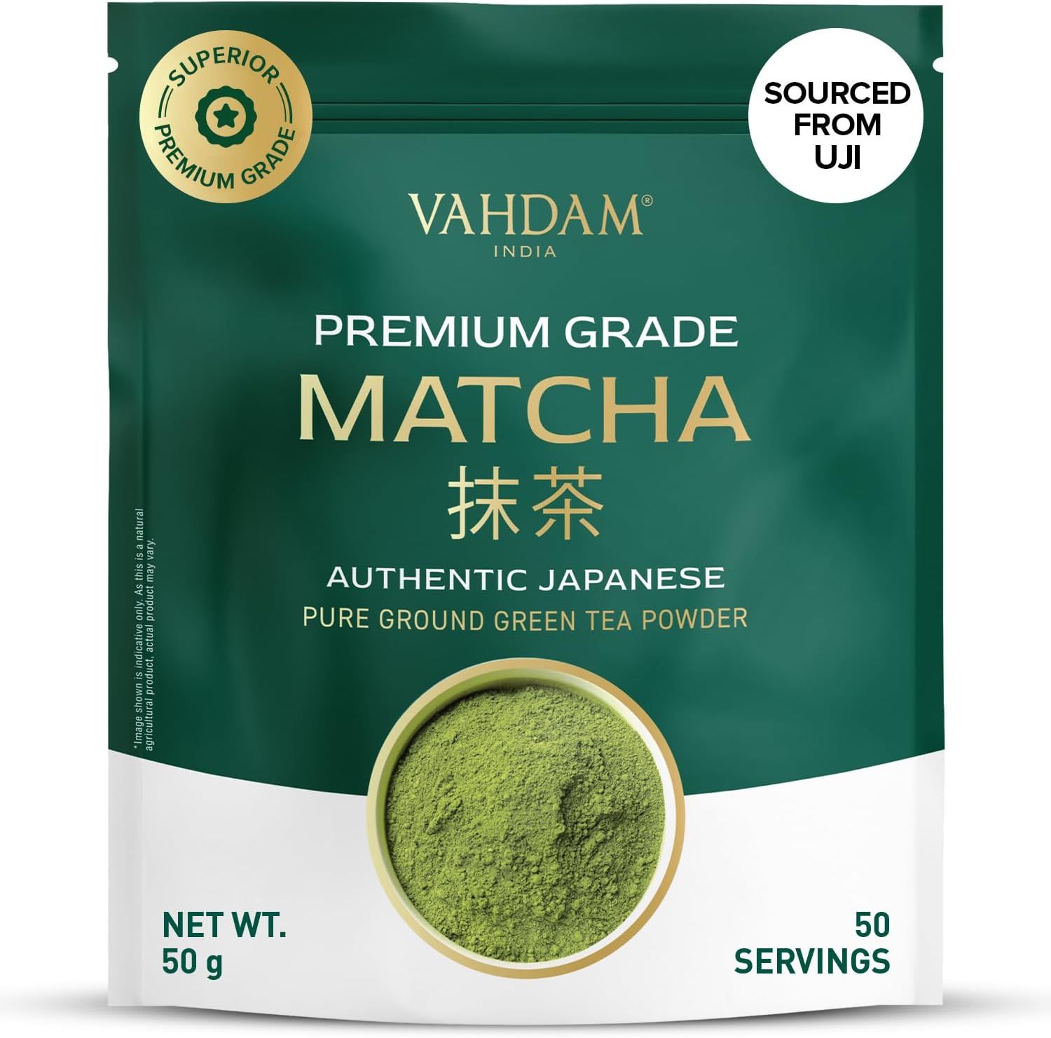 Detalle de VAHDAM Matcha Premium 50 g