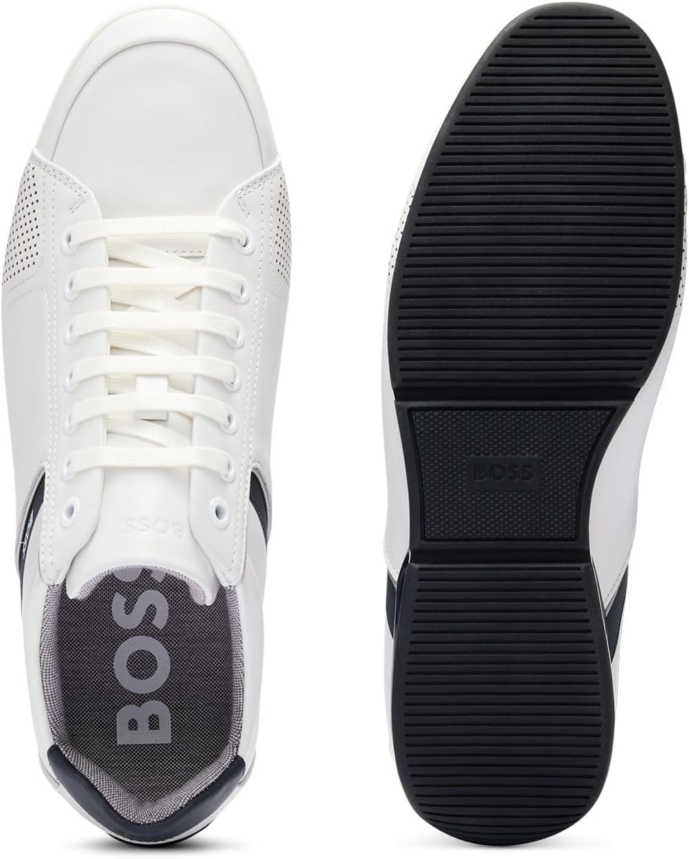 Detalle 1 de BOSS Saturn Lowp Ledersneaker Größe