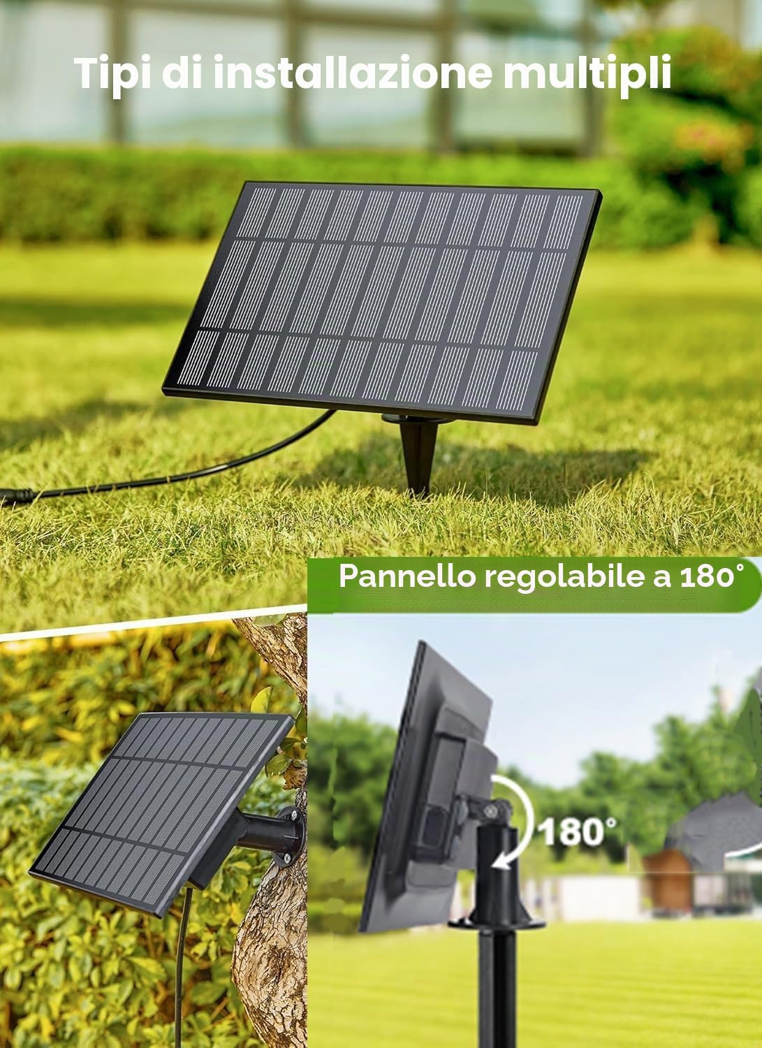 Detalle de Svater Luci Solari da Giardino G40 30m – Festoni Solari Impermeabili con 50 LED e 4 modalità