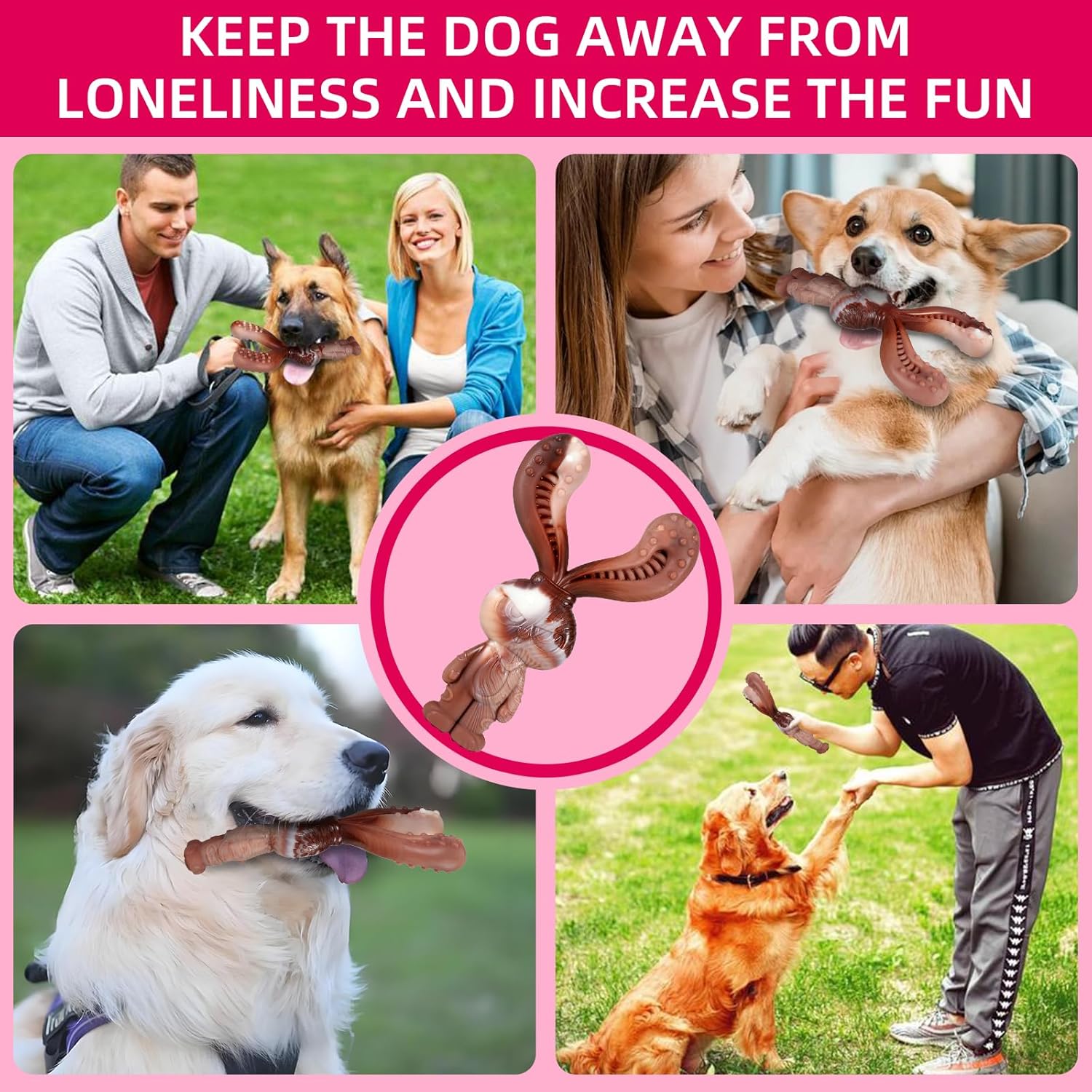 Thumbnail 4 de Mapneng Indestructible Nylon Chew Toy for Large Dogs