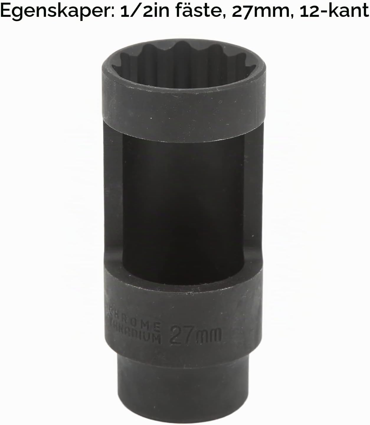 Detalle 2 de Aramox Aramoxda9i3vnepy injektorhylsa 27 mm, 12-kant, 1/2-tums drivning