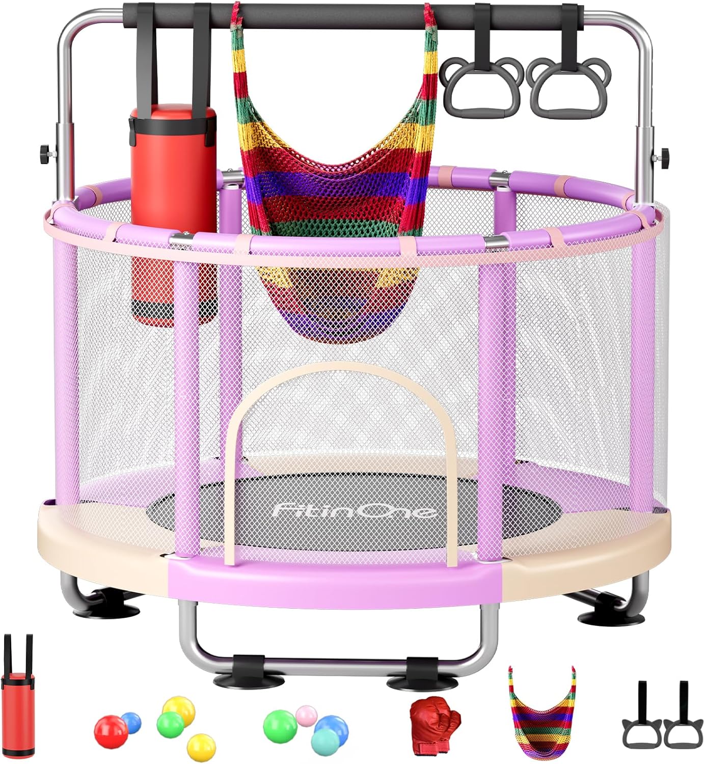 Imagen de FitinOne 55-Inch Toddler Trampoline en OfertitasTOP