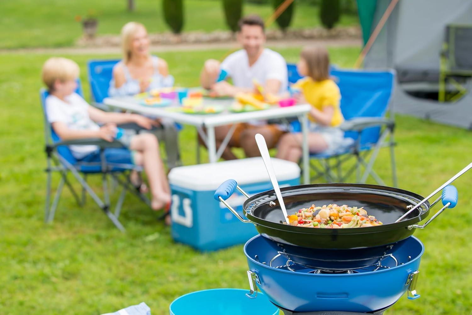 Thumbnail 3 de Campingaz Party Grill 400 fornello: barbecue a gas portatile con accensione piezoelettrica