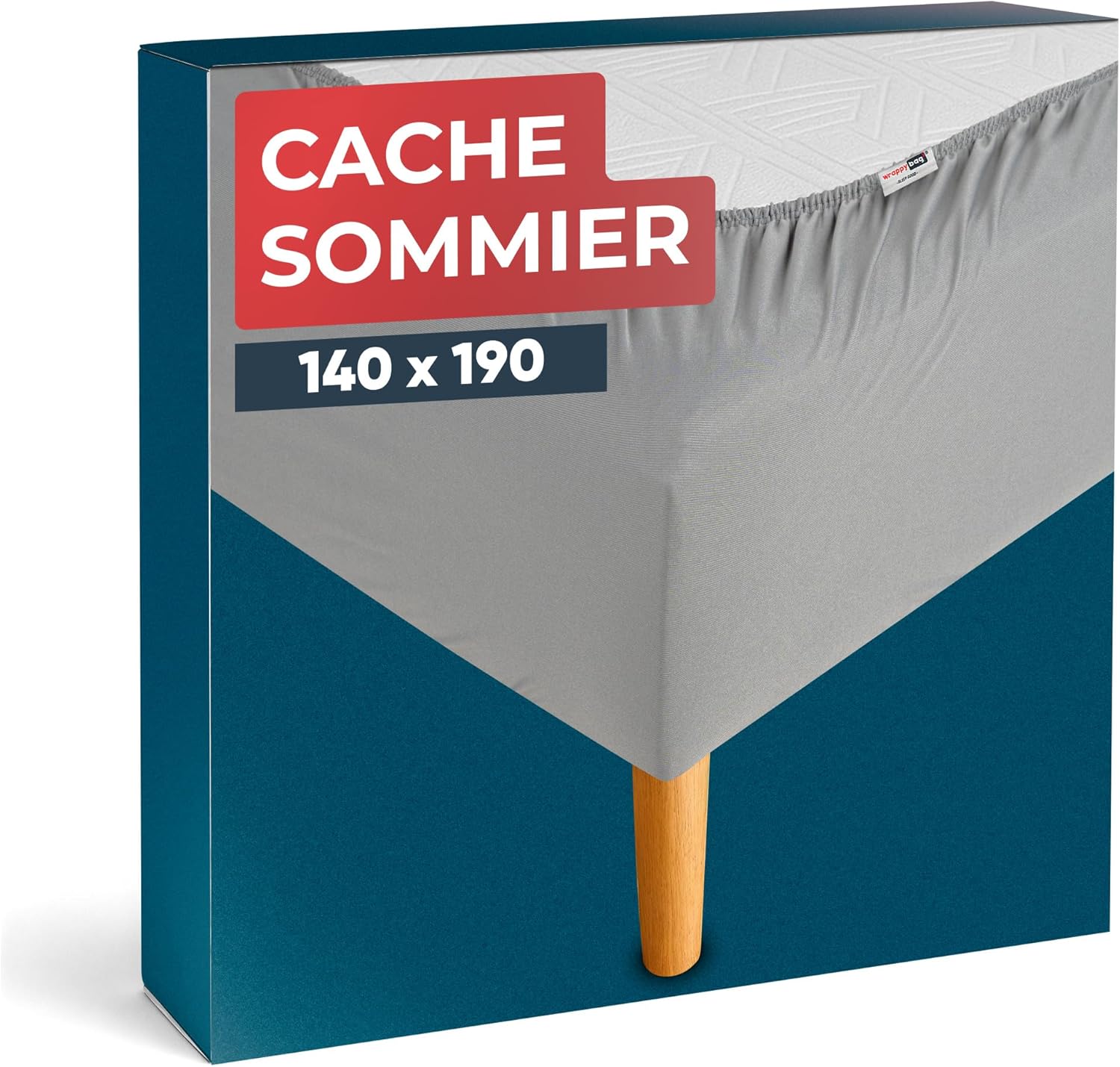 Thumbnail 6 de Wrappybag Cache-Sommier 90 x 190 cm – Rénovez et Modernisez Votre Sommier