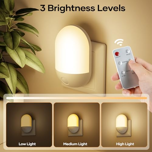 Thumbnail 5 de Luz nocturna Detake con control remoto: iluminación suave y práctica para niños y hogares