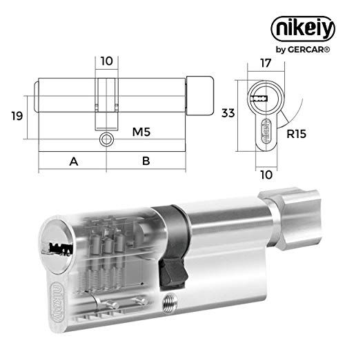 Thumbnail 2 de Serrure GERCAR cylindre 40/40 80 mm ⚙️