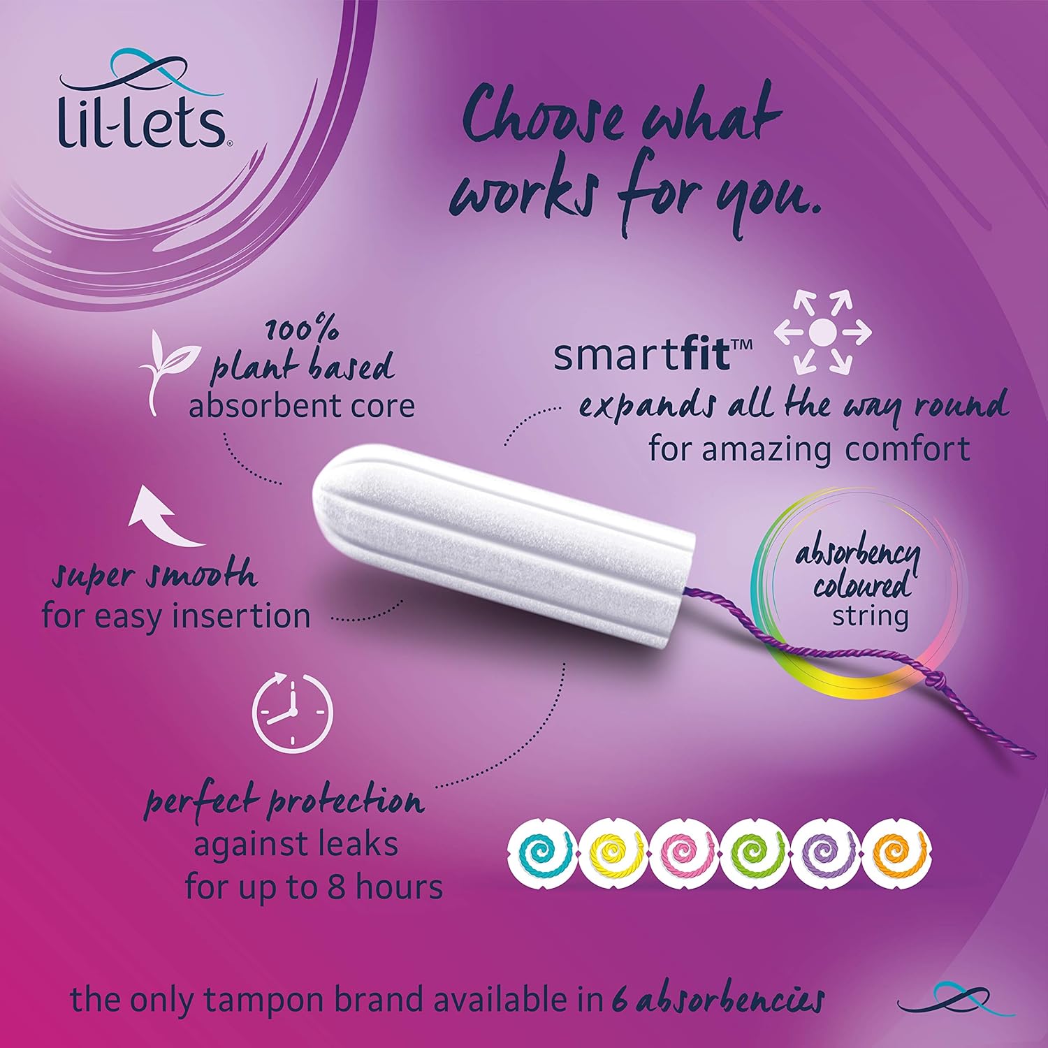 Thumbnail 3 de Lil-Lets Non-Applicator Super Plus 84 tampons 🩸