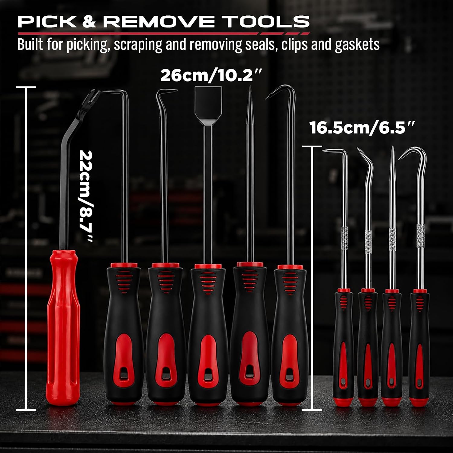 Thumbnail 1 de SEDY 15-Piece Pick and Hook Tool Set with Magnetic Pickup Tool