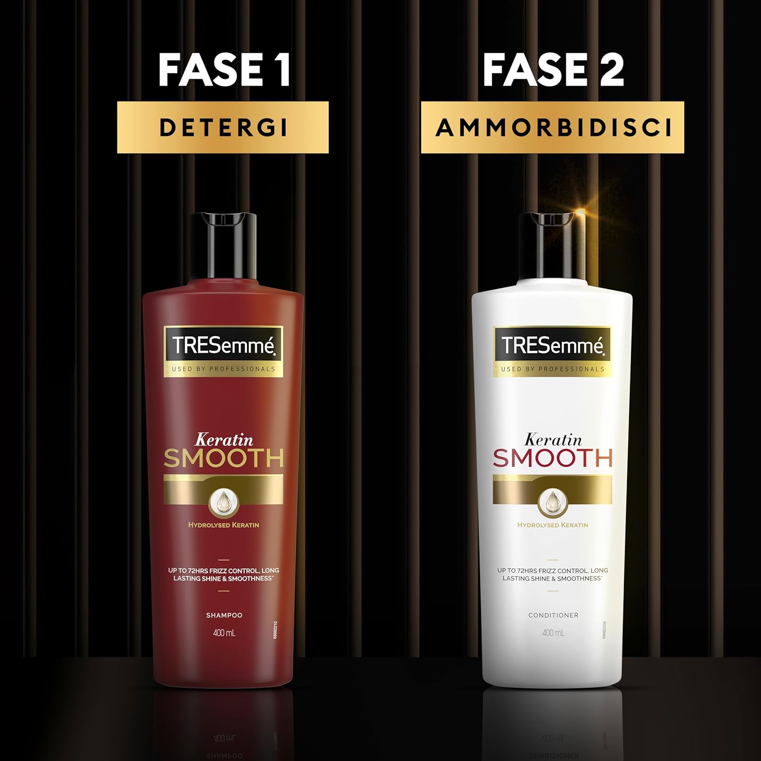 Thumbnail 4 de TRESemmé Keratin Smooth Set Shampoo e Balsamo Anti-Crespo con cheratina idrolizzata (400 ml + 400 ml)