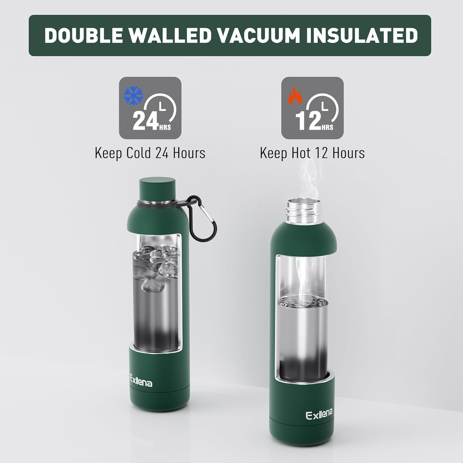 Thumbnail 2 de Exllena 1L Insulated Water Bottle