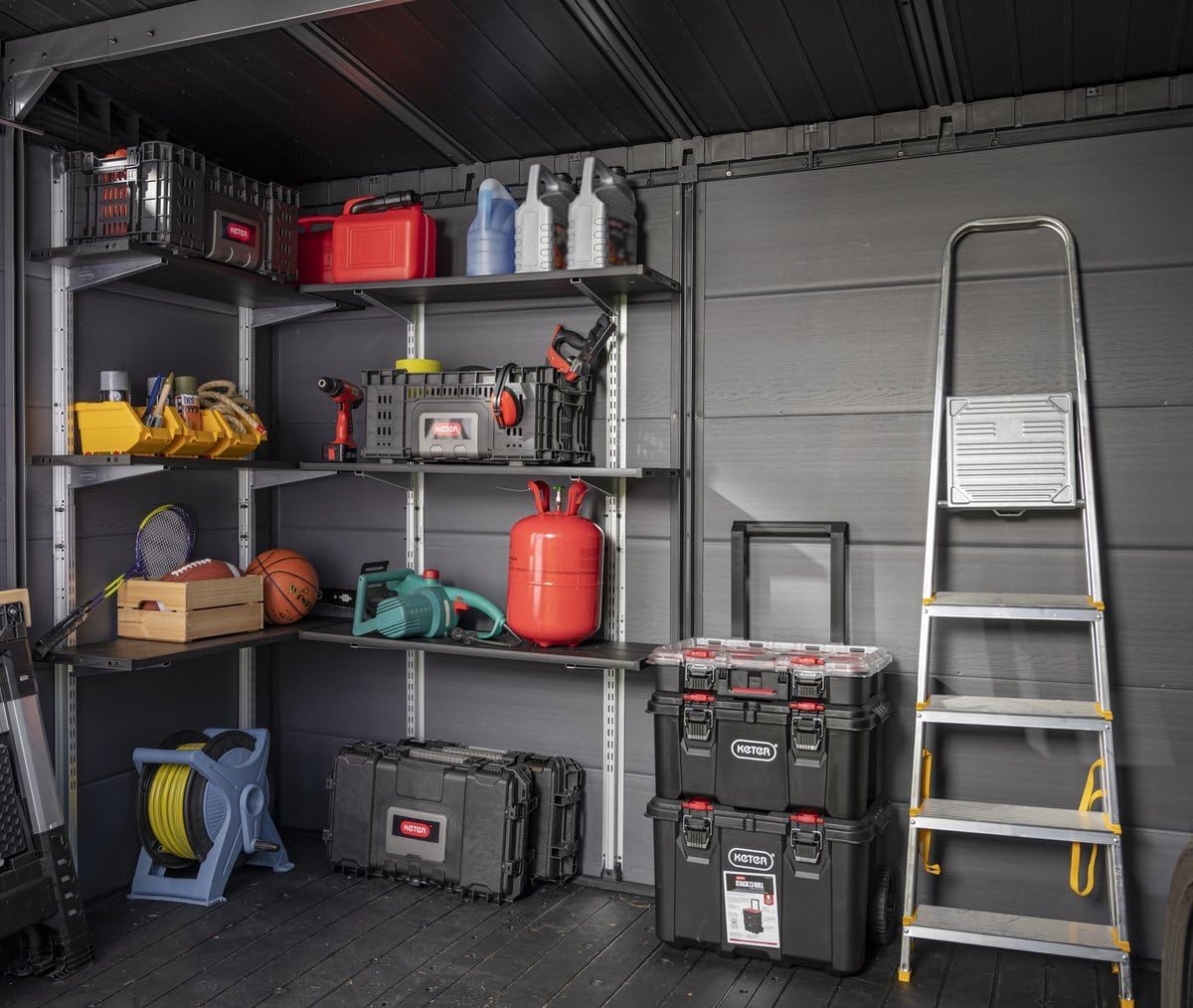 Thumbnail 4 de Keter Stack n' Roll Tool Storage Cart