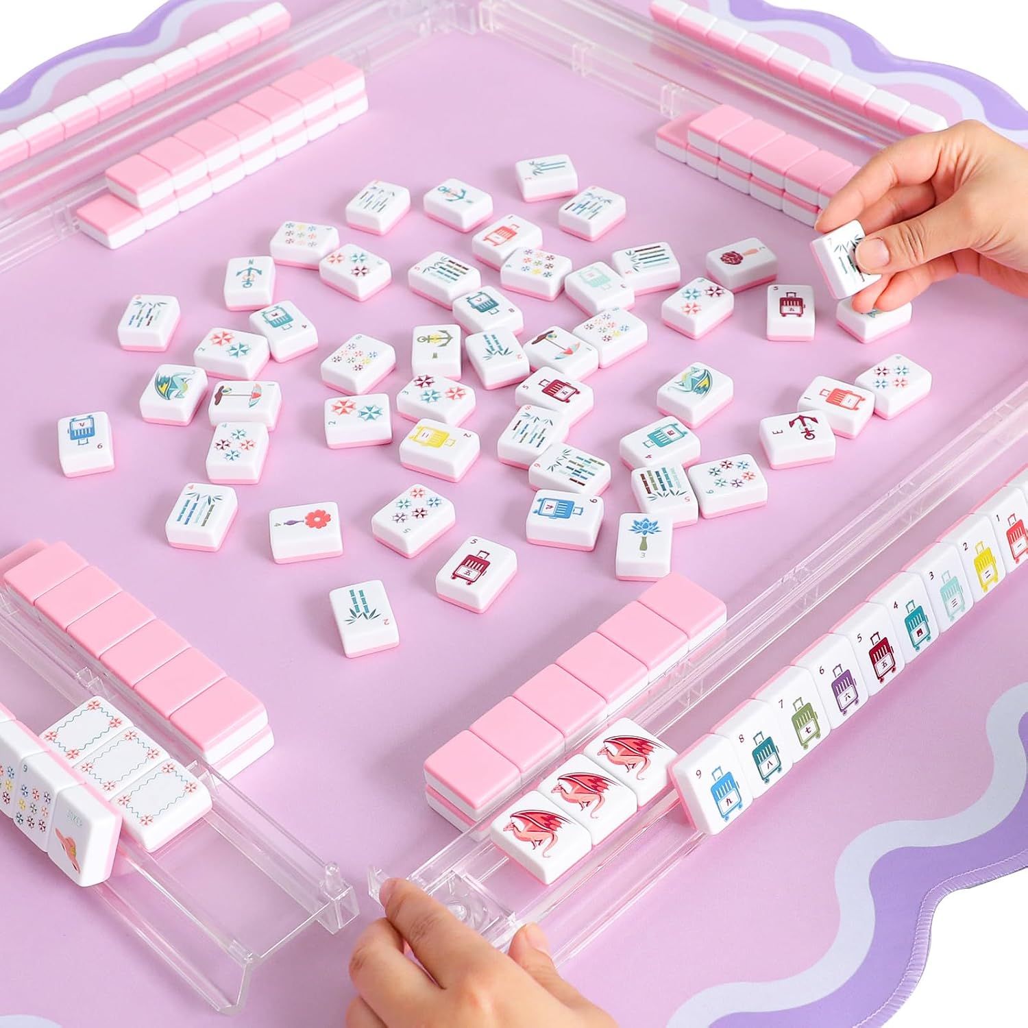 Detalle 2 de My Mahjong Trove American Mahjong Set, 1.2-inch Tiles