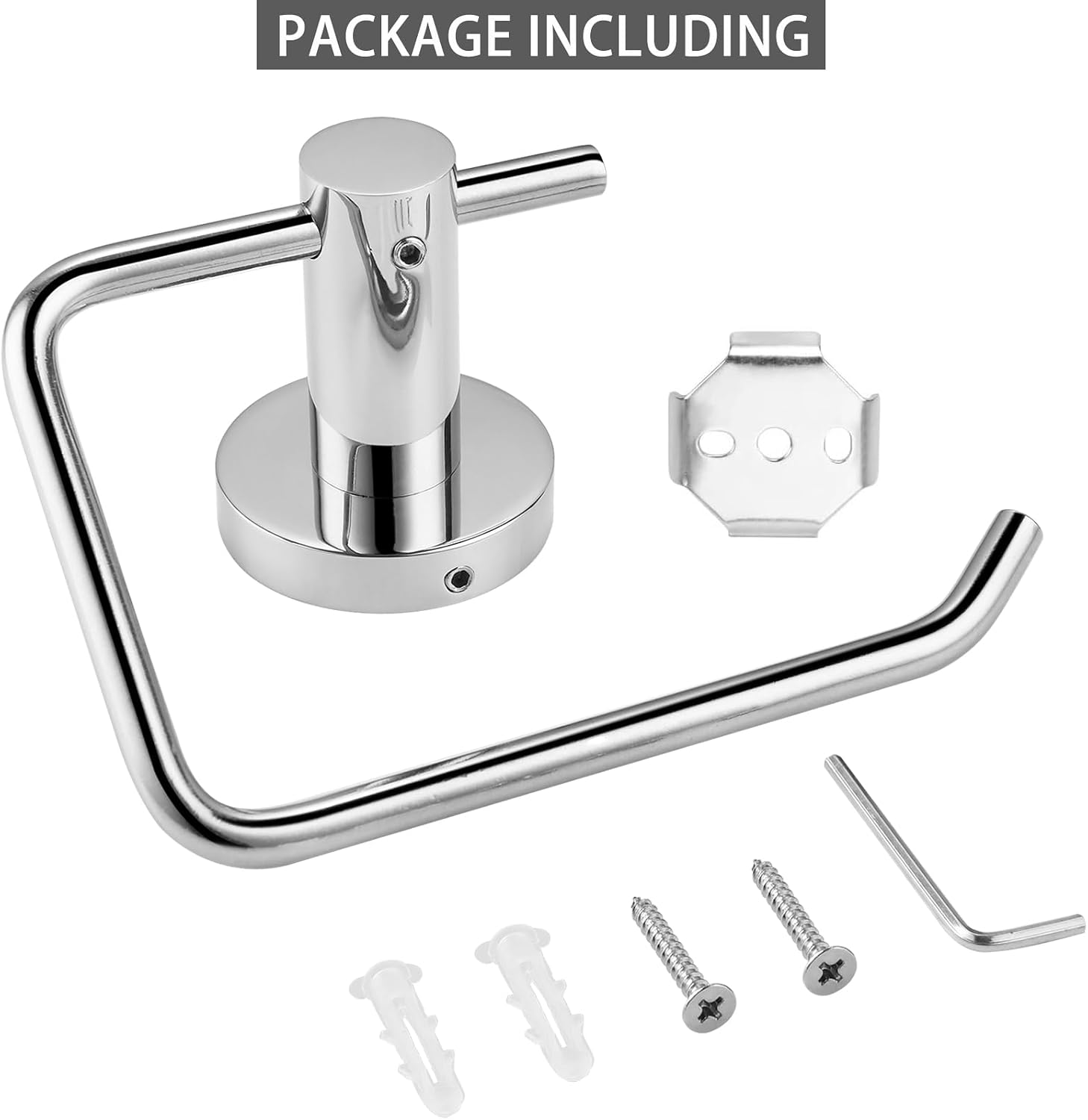 Detalle 2 de Katezon toilet paper holder chrome 14cm