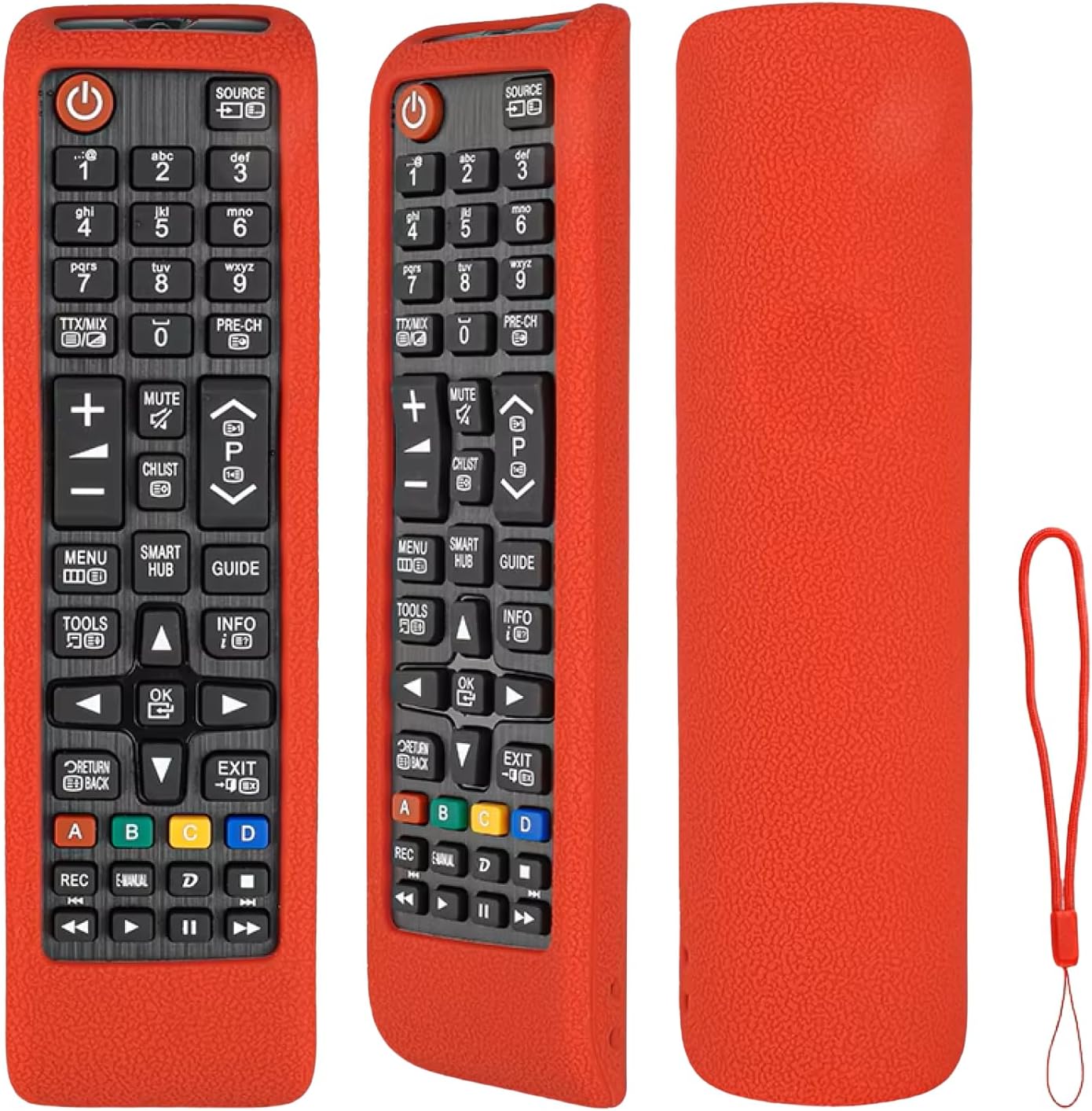 Detalle de Protective Silicone Remote Cover for Samsung TV Remotes (AA59-00741A / AA59-00786A / BN59-01175N etc.)