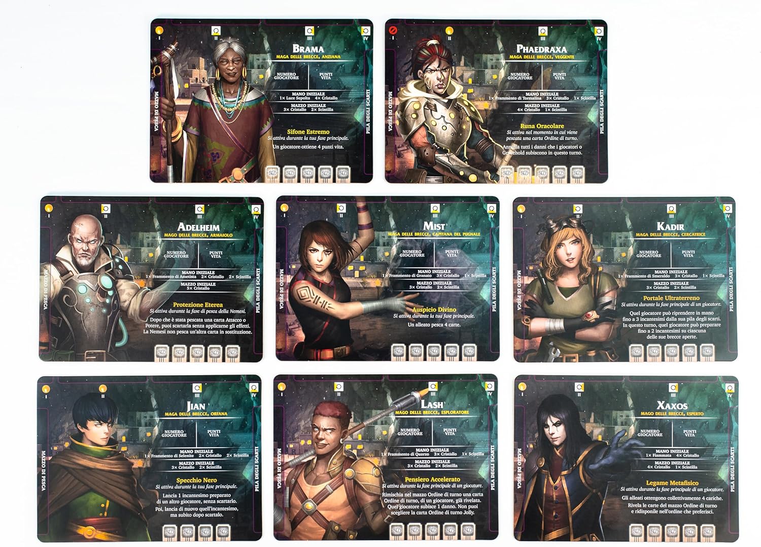 Detalle de Aeon's End - Seconda edizione: Gioco di Strategia Cooperativo di Costruzione del Mazzo (1-4 giocatori, 14+ anni) - Edizione Italiana