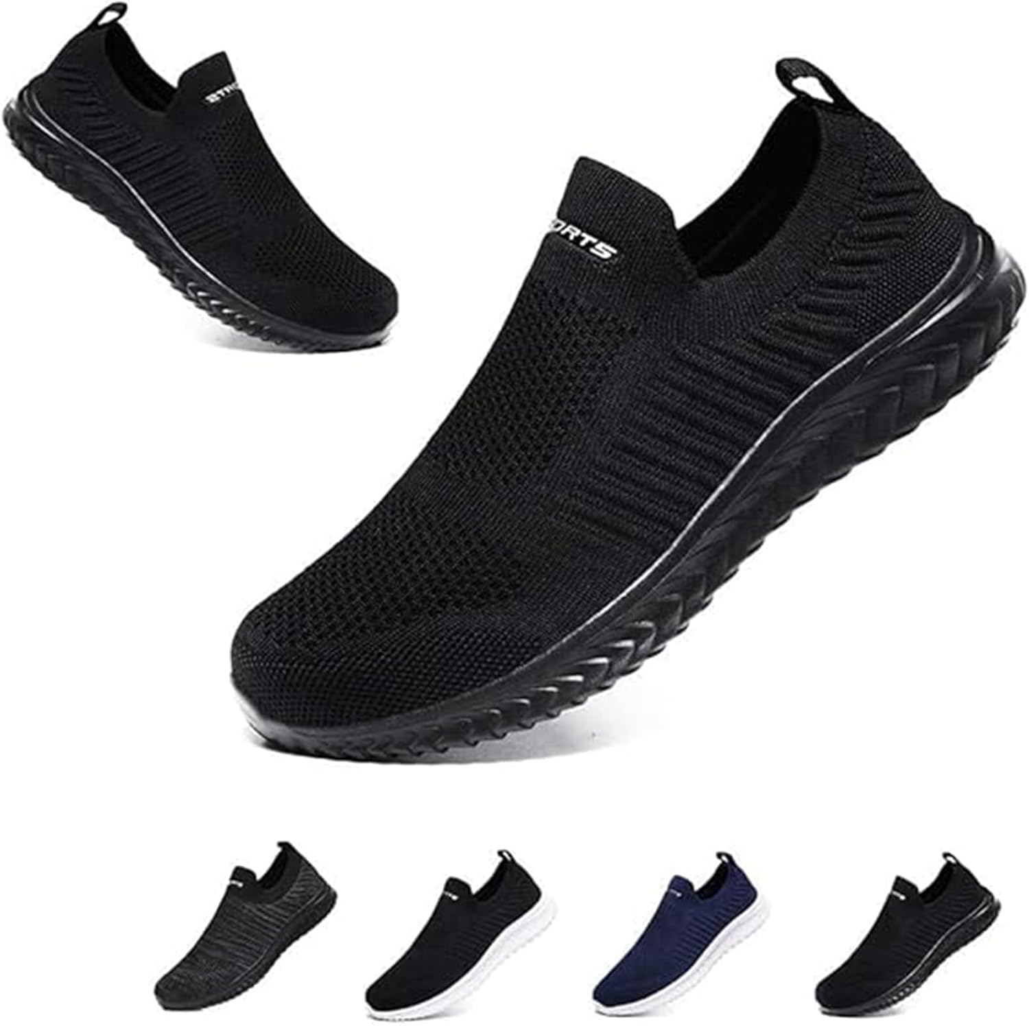 Detalle de Scarpe da Ginnastica Slip On Uomo/Donna – Comfort e Versatilità per Passeggiate, Allenamento e Vita Quotidiana