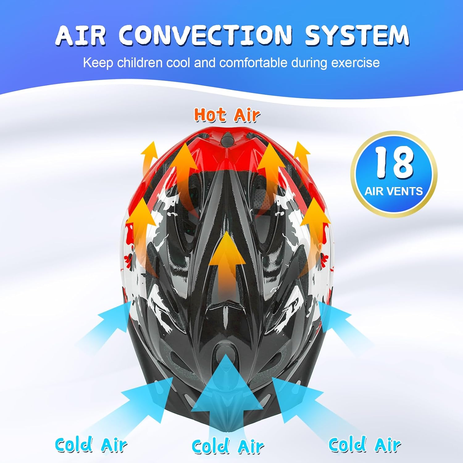 Thumbnail 1 de DmTown Kinderfahrradhelm verstellbar 50–58 cm (3–14 Jahre) – Multisport für Fahrrad, Skate & Roller