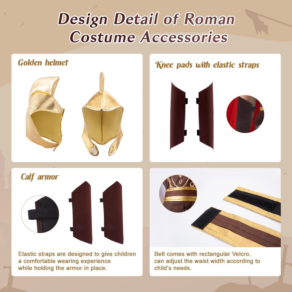Thumbnail 2 de WIKITOT Roman Costume Kids
