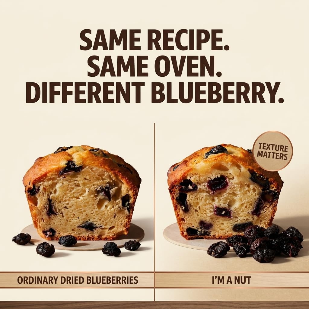 Detalle 2 de I'm A Nut Dried Blueberries, 2 lb (32 oz), Plump & Chewy, Peanut- and Gluten-Free