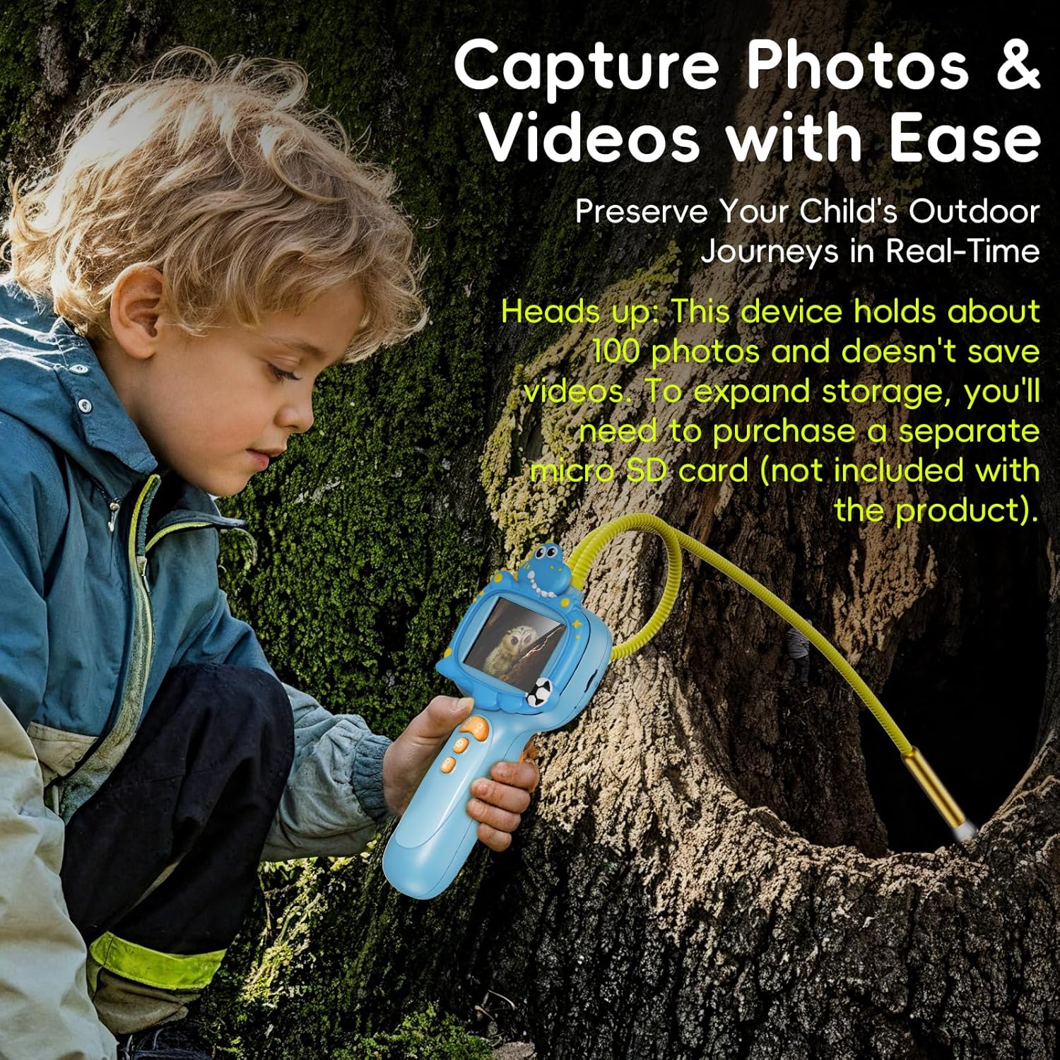 Detalle 2 de Kids Borescope Snake Scope Camera 4m for STEM exploration