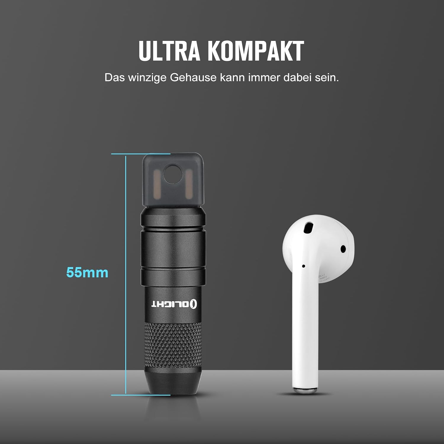 Thumbnail 1 de OLIGHT iMini 2 Mini LED – USB-wiederaufladbare Schlüsselbund-Taschenlampe mit Magnetbasis