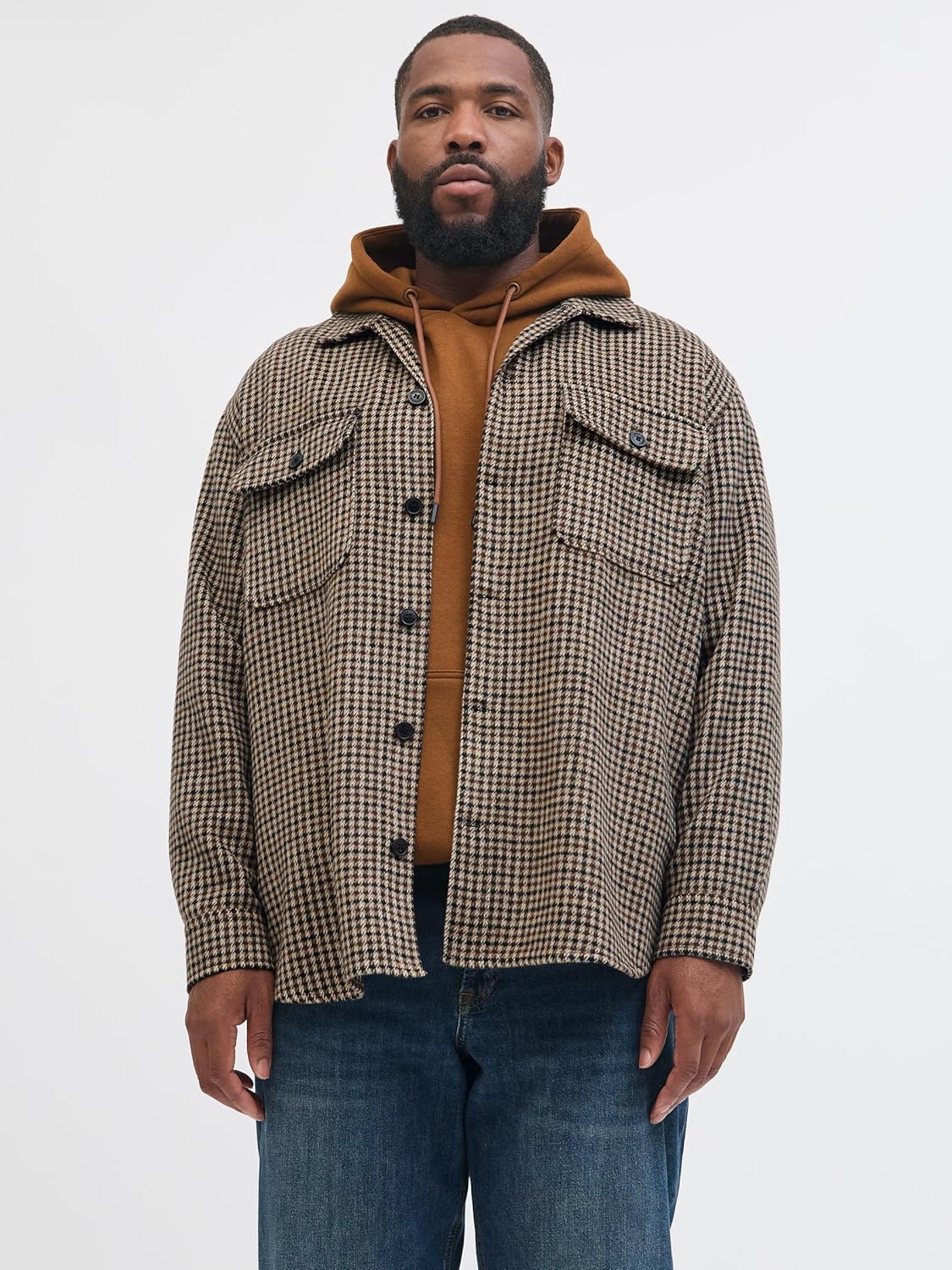 Thumbnail 2 de JACK & JONES Overshirt Relaxed Fit in maglia: comfort in stile, pronto per la mezza stagione