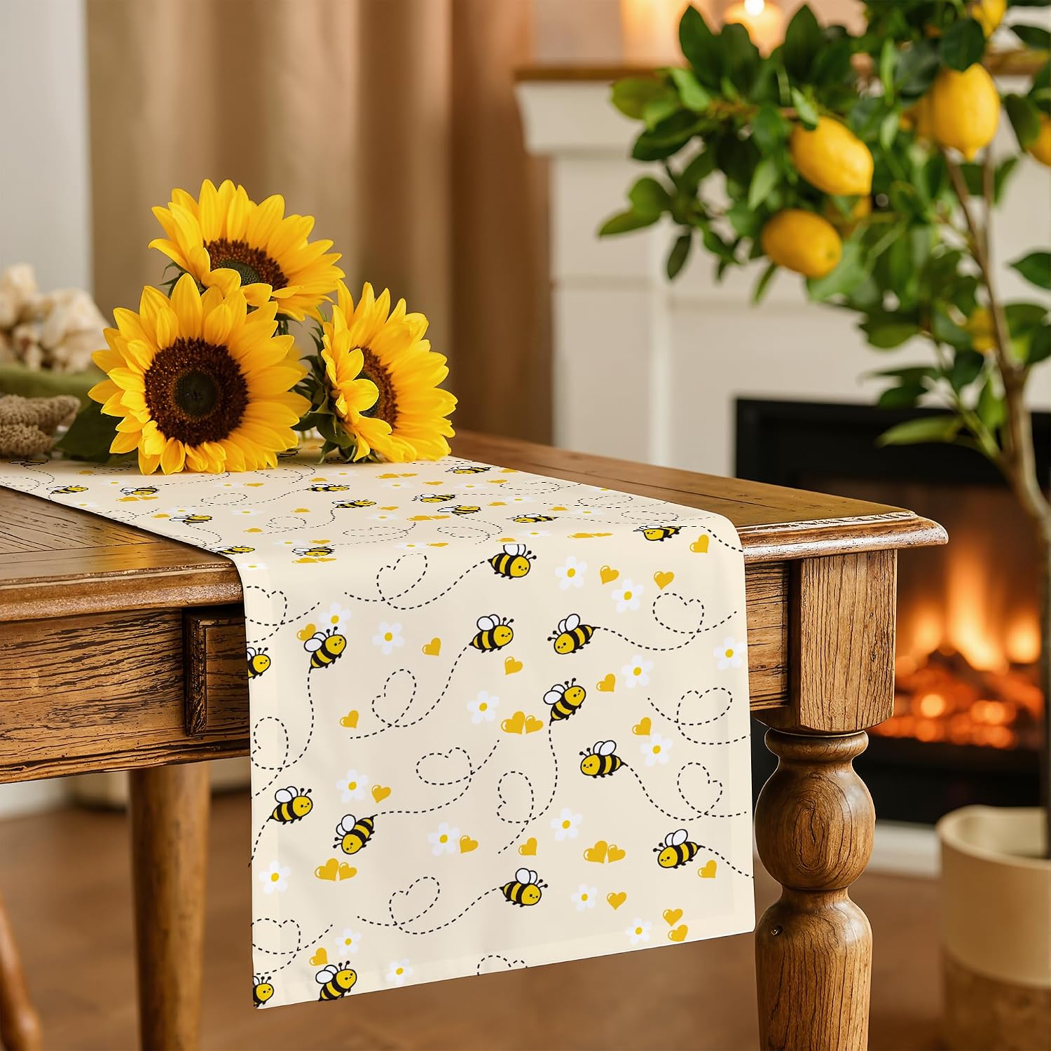 Thumbnail 2 de OHOME Bee Table Runner in Polyester