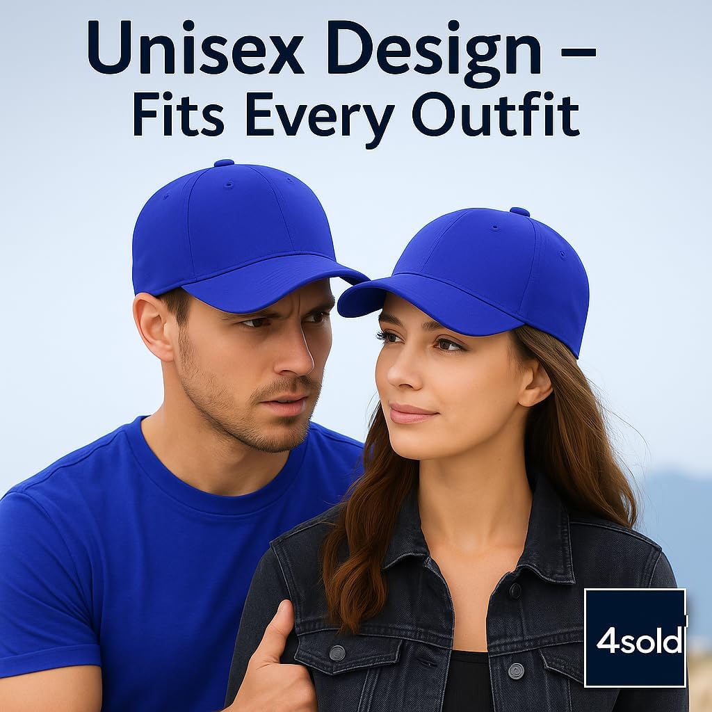 Thumbnail 6 de 4sold 100% Cotton Baseball Cap – Polo Style, Unisex