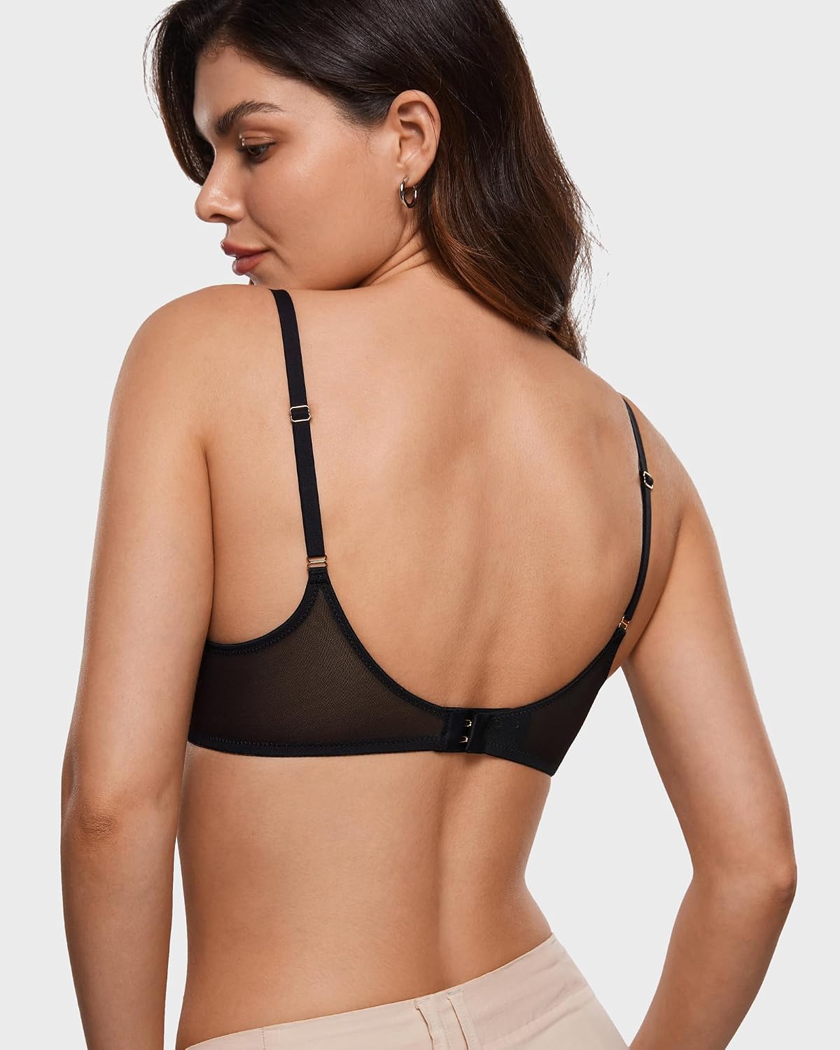 Thumbnail 4 de INLYRIC Soutien Gorge Transparent Décolleté Plongeant 🎀