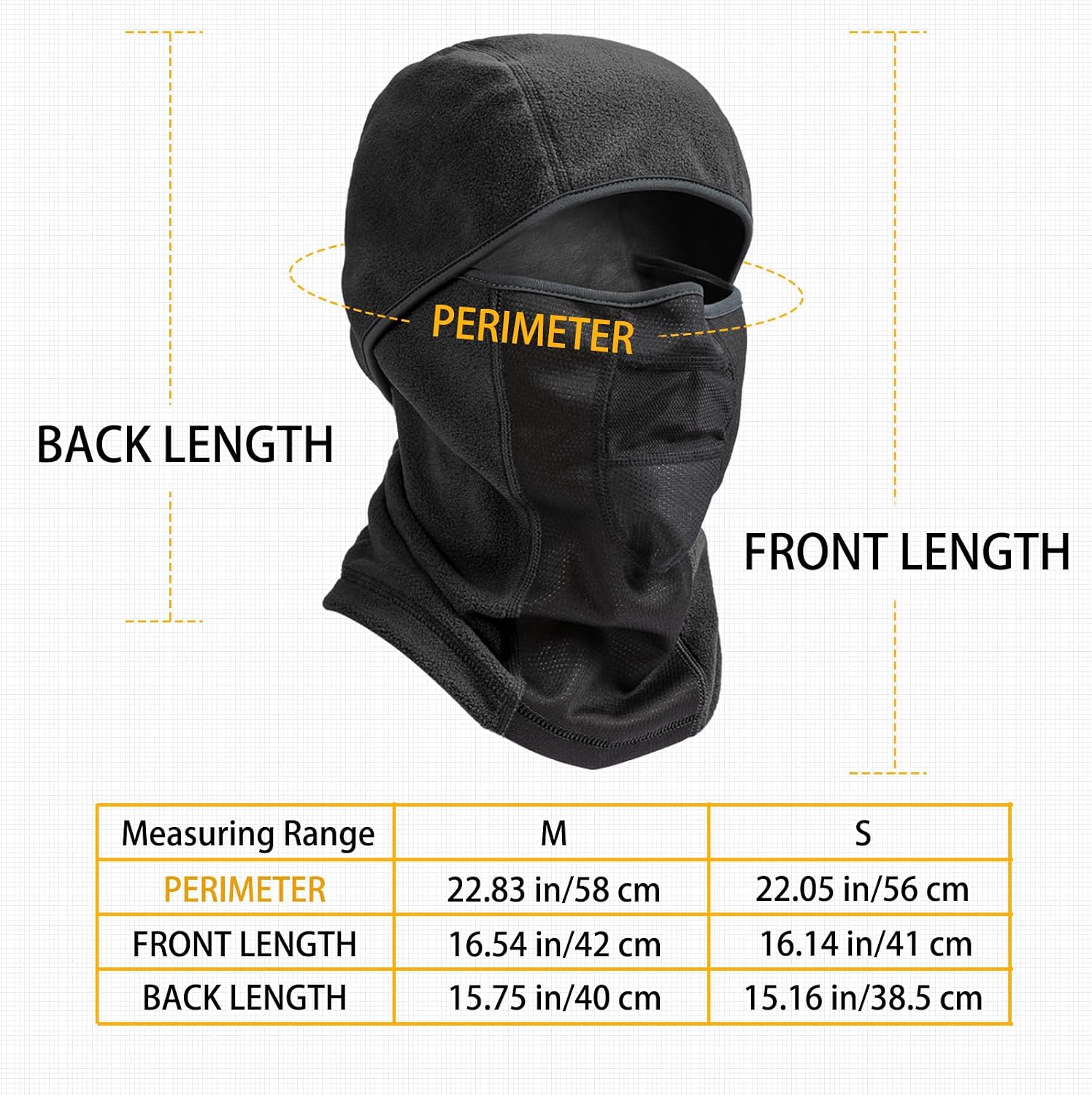 Thumbnail 6 de FanVince Winter Balaclava Face Mask with Polar Fleece and Mesh Breathing Panels
