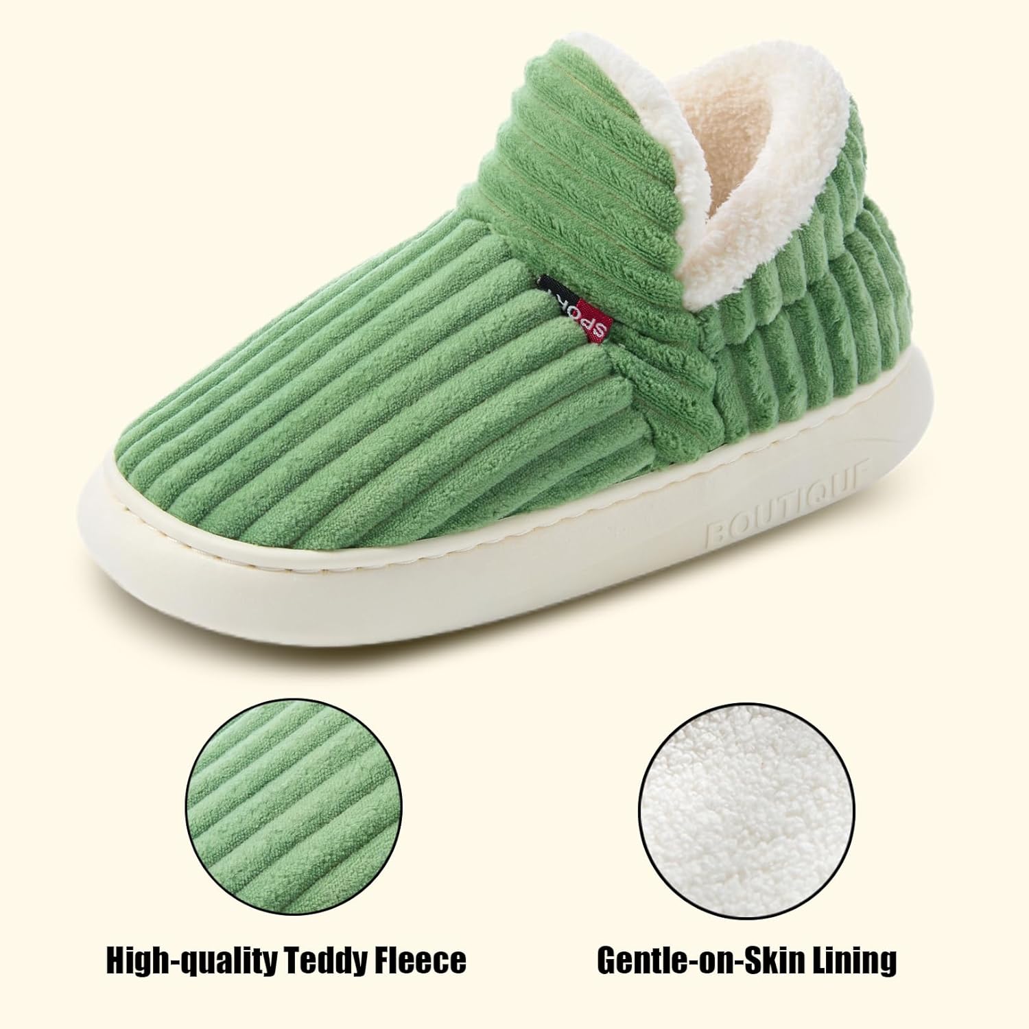 Thumbnail 3 de Misolin Pantofole donna invernali memory foam antiscivolo