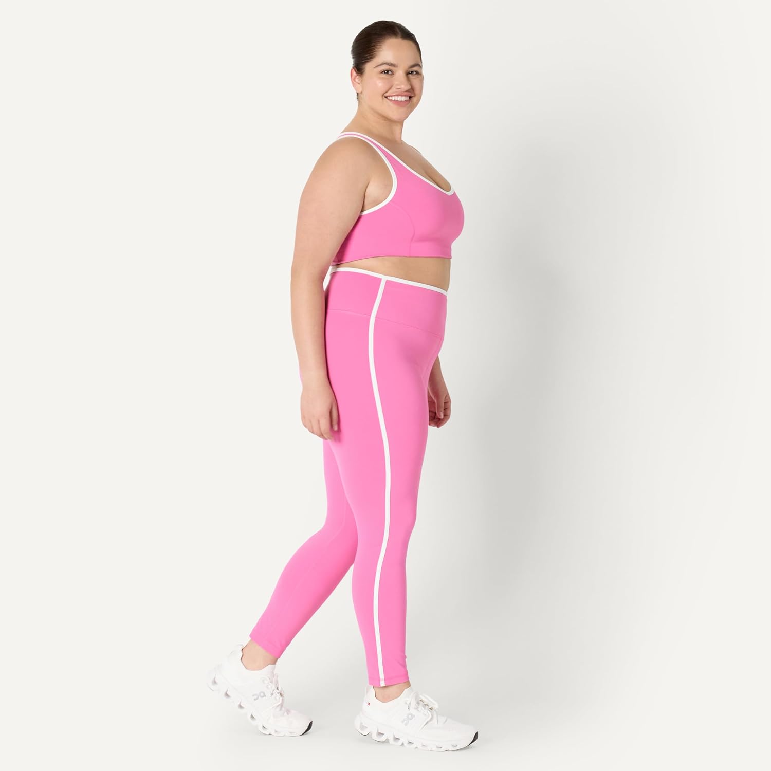 Thumbnail 6 de Amazon Essentials Women's Active FormFlex Buttery Soft High Waist Full Length Yoga Leggings with Contrast Trim